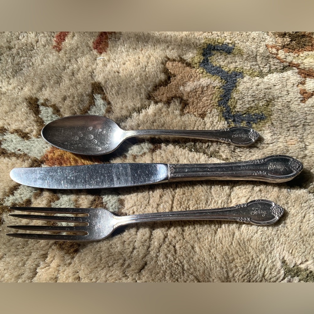 Antique Vintage Stainless Steel Silverware